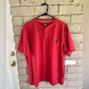 Vintage Wrangler Workwear Henley Pocket Short Sleeve T-shirt